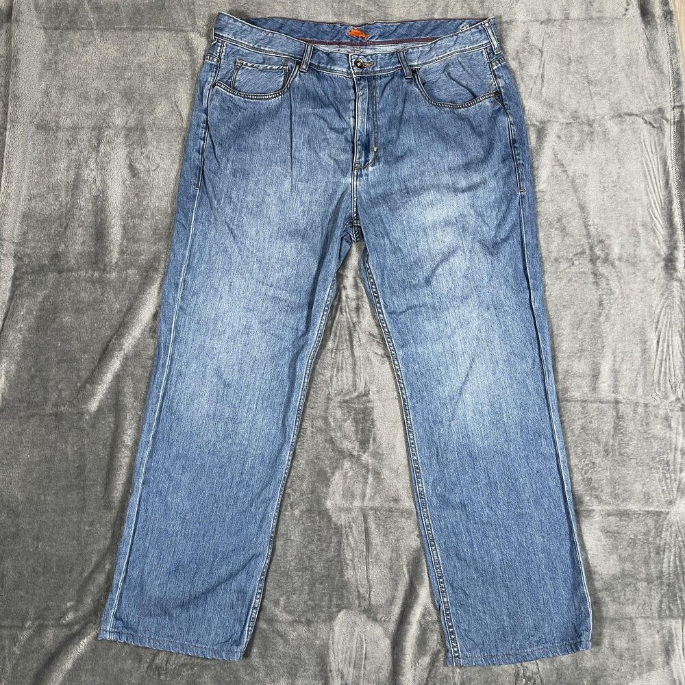 Tommy Bahama Cayman Relaxed Jeans Mens 40x30 Blue Denim Straight Medium Wash